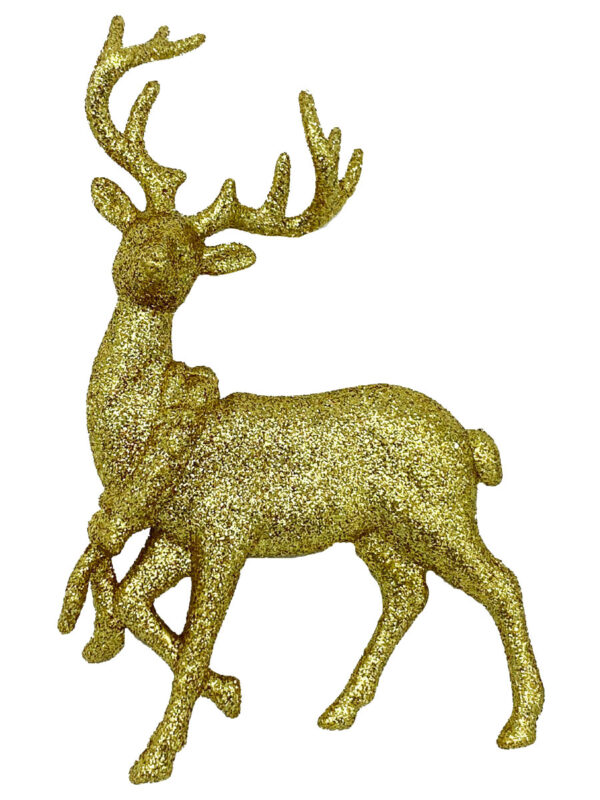 Hirsch - Christbaumschmuck - Gold