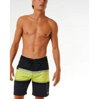 Die Mirage Daybreaker Boardshorts sind die ultimativen High-Performance-Boardies für Herren. Diese nachhaltig hergestellten Boardies aus recyceltem Mirage Core-Gewebe mit Vier-Wege-Stretch sind mit einer Beinlänge von 48 cm besonders leicht. Eine wasserabweisende DWR-Imprägnierung sorgt für schnelles Trocknen und einen echten Komfort nach dem Surfen. Designt mit verschiedenen Yardage-Prints und einem kontrastreich abgesetzten Taillenbund sowie einer Gesäßtasche. Thermotransfer