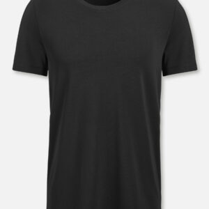 Ultimativer Komfort trifft auf Vielseitigkeit mit dem kurzärmeligen Smart Night Shirt in Schwarz. Perfekt für die Nacht und ebenso ein perfektes everday Essential. Hergestellt aus weicher Cotton TENCEL Micromodal Qualität von Lenzing