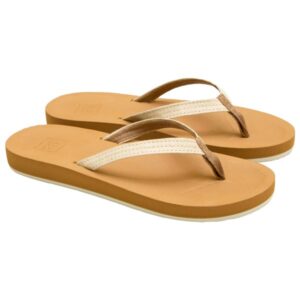 Stylische Zehentrenner-Sandale mit interessanter Materialkombi -  Farbe: Beige; Gr: 36; geeignet für Freizeit; Weitere Top-Angebote von Rip Curl im Online-Shop von Bergfreunde.de bestellen!