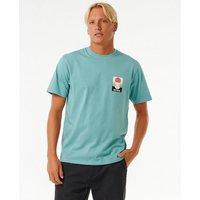 Erreichen Sie den Peak mit Stil mit dem Surf Revival Peaking T-Shirt. Mit Prints am Vorder- und Rückenteil und einem gewebten Markenschildchen sorgt dieses T-Shirt für ein trendiges und lässiges Surferlebnis. Zusammensetzung: 100% Baumwolle gewebtes Etikett