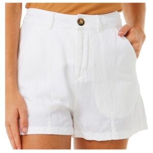 Leichte Damen-Shorts für den Sommer -  Farbe: Weiß; Gr: M; geeignet für Freizeit; Material: Hauptmaterial: 52% Leinen