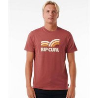 Ein klassisches Shirt von Rip Curl im lässigen Surfer Style Rundhalsausschnitt gewebtes Rip Curl Etikett Druck auf Vorder-und Rückseite Material: 100% Baumwolle