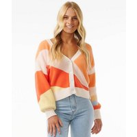 Hüllen Sie sich in die gemütliche Umarmung des High Tide Knit Cardigan. Entworfen in unserem charakteristischen High Tide-Stil