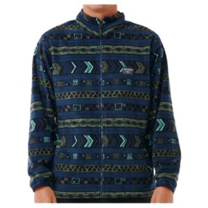 Fleecejacke mit modernem Muster für die Freizeit -  Farbe: Blau; Gr: XXL; geeignet für Freizeit; Material: Hauptmaterial: 100% Polyester; Weitere Top-Angebote von Rip Curl im Online-Shop von Bergfreunde.de bestellen!