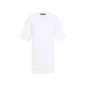 Y/Project Y Chrome Optic White T-Shirt aus Baumwolle. Aus optisch weißem Baumwolljersey