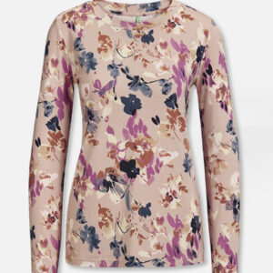 Ein zarter Wasserfarbendruck in Mauve verleiht dem langärmligen Shirt der Artful Flowers Serie besonderen Charme. Besonders weicher TENCEL™ Modal Stoff sorgt für höchsten Komfort und ein angenehmes Tragegefühl. Perfekt für entspannte Nächte und ideal kombinierbar als Set mit der passenden Hose.