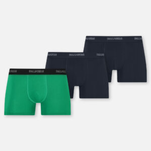 Die sportliche Pants aus softer Stretch Baumwoll Qualität bietet atmungsaktiven- und höchsten Tragekomfort. Der elastische und bequeme Bundgummi mit Palmers-Branding rundet die hervorragenden Trageeigenschaften ab. Das Dreierpack in modischen Farben ergänzend zu unserer unverwechselbaren Serie SPORT COTTON. Das Model misst 180 cm und trägt die Konfektionsgröße DE 48. Dekolleté: 97 cm