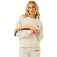 **Bringe Deinen vom Surfen inspirierten Stil mit dem Surf Revival Pannelled Sweatshirt mit Rundhalsausschnitt zum Ausdruck.** Dieses Sweatshirt kommt mit Cut-and-Sew-Einsätzen