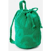 Der Sun Rays Terry ist ein toller Rucksack für Damen aus einem Baumwollfrottee-Jacquardmaterial mit einem verstellbaren Kordelzugverschluss