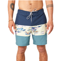 ### In dieser Boardshorts bist Du der Hingucker am Strand! Trendy Boardshorts für Herren aus Stretchmaterial und mit einem Logo aus Metall.