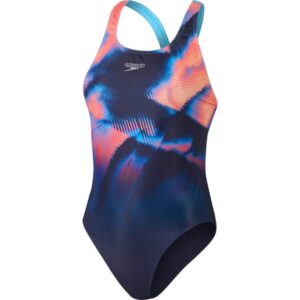 SPEEDO Damen Schwimmanzug Womens Placement Digital Powerback