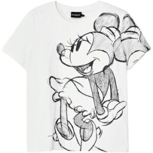 Desigual  T-Shirt TS_MICKEYDRAWING 24WWTKA1  Weiss In Damengrößen erhältlich. EU XXL.  Jetzt TS_MICKEYDRAWING 24WWTKA1  von Desigual  auf Spartoo.de versandkostenfrei bestellen!