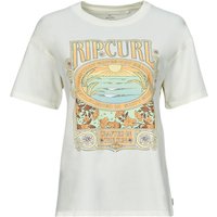 T-Shirt Rip Curl  LONG DAYS RELAXED TEE  Weiss In Damengrößen erhältlich. EU S