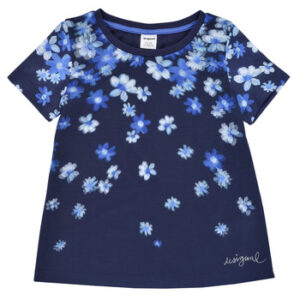 Desigual  T-Shirt für Kinder 21SGTK37-5000  Blau In Mädchengrößen erhältlich 7 / 8 Jahre.  Jetzt 21SGTK37-5000  von Desigual  auf Spartoo.de versandkostenfrei bestellen! 5% Rabatt mit Code: 5JULDEBF