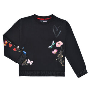 Desigual  Kinder-Sweatshirt ALICIA  Schwarz In Mädchengrößen erhältlich 3 / 4 Jahre.  Jetzt ALICIA  von Desigual  auf Spartoo.de versandkostenfrei bestellen! 5% Rabatt mit Code: 5JULDEBF