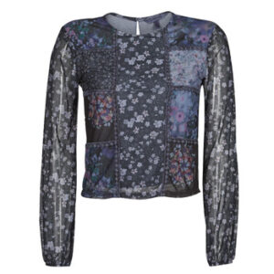 Desigual  Langarmshirt BELLADONA  Blau In Damengrößen erhältlich. EU XS.  Jetzt BELLADONA  von Desigual  auf Spartoo.de versandkostenfrei bestellen! 5% Rabatt mit Code: 5JULDEBF