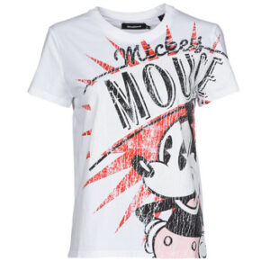 Desigual  T-Shirt TS_MICKEY BOOM  Weiss In Damengrößen erhältlich. EU S.  Jetzt TS_MICKEY BOOM  von Desigual  auf Spartoo.de versandkostenfrei bestellen! 5% Rabatt mit Code: 5JULDEBF