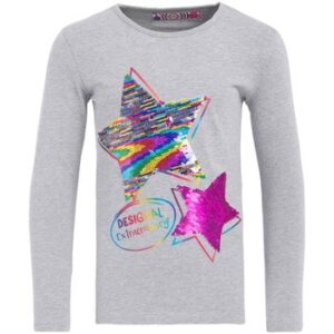 Desigual  T-Shirt für Kinder -  Grau In Mädchengrößen erhältlich 6 Jahre.  Jetzt -  von Desigual  auf Spartoo.de versandkostenfrei bestellen! 5% Rabatt mit Code: JUNI24SPDE5