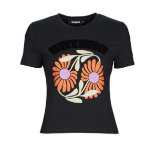 Desigual  T-Shirt ELDA  Schwarz In Damengrößen erhältlich. EU S.  Jetzt ELDA  von Desigual  auf Spartoo.de versandkostenfrei bestellen! 5% Rabatt mit Code: 5JULDEBF