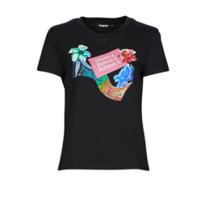 Desigual  T-Shirt LILY  Schwarz In Damengrößen erhältlich. EU S.  Jetzt LILY  von Desigual  auf Spartoo.de versandkostenfrei bestellen! 5% Rabatt mit Code: 5JULDEBF