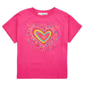 Desigual  T-Shirt für Kinder TS_HEART  Rosa In Mädchengrößen erhältlich 11 / 12 Jahre.  Jetzt TS_HEART  von Desigual  auf Spartoo.de versandkostenfrei bestellen!