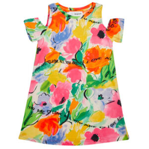 Desigual  Kurze Kleider VEST_CAMPO  Multicolor In Mädchengrößen erhältlich 13 / 14 Jahre.  Jetzt VEST_CAMPO  von Desigual  auf Spartoo.de versandkostenfrei bestellen! 5% Rabatt mit Code: 5JULDEBF