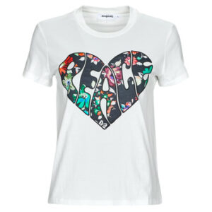 Desigual  T-Shirt TS_COR  Weiss In Damengrößen erhältlich. EU S.  Jetzt TS_COR  von Desigual  auf Spartoo.de versandkostenfrei bestellen! 5% Rabatt mit Code: 5JULDEBF