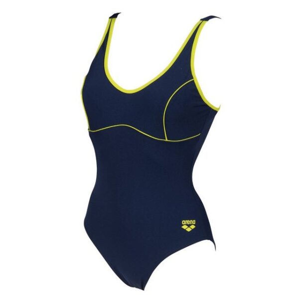 arena Badeanzug für Damen mit Bustier und MaxLife MaterialDer Arena-Badeanzug Tania Clip Back ist ideal für Freizeit- und Trainingsschwimmer. Das 100 % chlorbeständige MaxLife Gewebe mit integriertem UV-Schutz UPF50 +