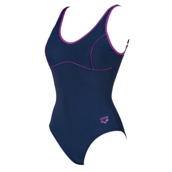 arena Badeanzug für Damen mit Bustier und MaxLife MaterialDer Arena-Badeanzug Tania Clip Back ist ideal für Freizeit- und Trainingsschwimmer. Das 100 % chlorbeständige MaxLife Gewebe mit integriertem UV-Schutz UPF50 +