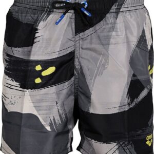 Die stylische arena Beach Shorts Boxer Allover für Jungen ist ideal geeignet fürs Schwimmbad und den Strand. Das schnelltrocknende recycelte Material bietet angenehmen und langlebigen Tragekomfort. Ausgestattet mit Seitentaschen und komfortablem Mesh Innenslip. Der außenliegende Kordelzug sorgt für optimalen Sitz. Seitenlänge: 32cm