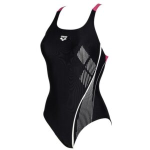 arena Badeanzug Damen Womens Swimmsuit Swim ProDer langlebige arena Badeanzug Womens Swimmsuit Swim Pro ist ideal geeignet für häufig trainierende Fitnessschwimmer. Das 100% chlorresistente MaxFit Material mit integriertem UV-Schutz UPF50+