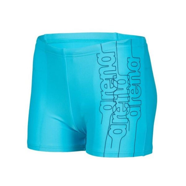 arena Badehose Jungen Short schnelltrocknend Max Fitarena Badehose Swim Short Graphic für Trainings und Freizeitschwimmer. Durch sein Max Fit Material wirst Du lange Freude an deiner Badeshort haben. Eine Kordel im Bund sorgt für den perfekten Sitzt. MaxFit Material Stoff sorgt für eine perfekte Passform und besten Komfort auf der Haut. Seitenlänge:  ca. 22 cmMaxFit ECO MaterialBund mit KordelFlache NähteVorderseite gefüttertlanglebig und chlorresistentUV-Schutz 50+