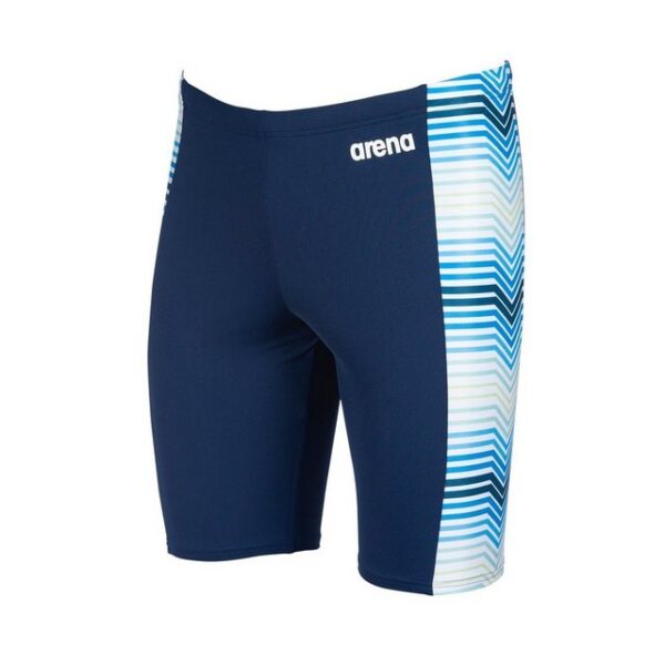 arena Badehose Männer Jammer Multicolor MaxLifearena Multicolor Jammer Badehose für dein tägliches Training. Durch sein Sonnen und Chlobeständigen Material wirst Du lange Freude an deiner Badehose haben. Eine Kordel im Bund sorgt für den perfekten Sitzt. Das MaxLife Material von arena ist chlor- und lichtbeständig. Der Elasthan-Anteil macht es sehr elastisch und dadurch angenehm zu tragen. MaxLife Material (langlebig und chlorbeständig