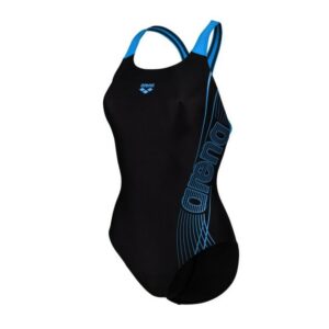 arena Dreamy Badeanzug für Damen aus MaxFit Eco-Material chlor- und salzwasserbeständigDer superelastische und sportliche arena Dreamy Swim Pro Back Badeanzug für Damen ist Teil der äußerst bequemen arena Feel-Linie und sitzt wie eine zweite Haut. Es eignet sich perfekt für Fitness- und Freizeitschwimmer