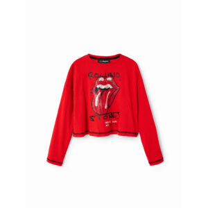 Das T-Shirt für Mädchen Desigual The Rolling Stone ist ein unverzichtbares Modeteil für junge Mädchen