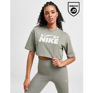 Mit dem Nike Swoosh Crop T-Shirt für Damen kommt neuer Schwung in deinen Kleiderschrank. Das T-Shirt in der Farbe Dark Stucco ist aus softer