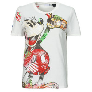 Desigual  T-Shirt TS_MICKEY LACROIX  Weiss In Damengrößen erhältlich. EU L.  Jetzt TS_MICKEY LACROIX  von Desigual  auf Spartoo.de versandkostenfrei bestellen! 5% Rabatt mit Code: 5JULDEBF