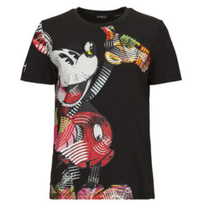 Desigual  T-Shirt TS_MICKEY LACROIX  Schwarz In Damengrößen erhältlich. EU M.  Jetzt TS_MICKEY LACROIX  von Desigual  auf Spartoo.de versandkostenfrei bestellen! 5% Rabatt mit Code: 5JULDEBF