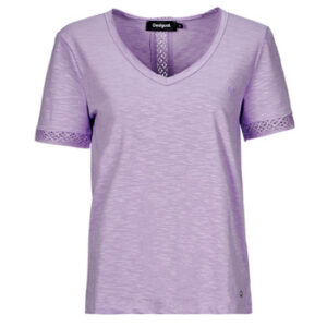 Desigual  T-Shirt TS_DAMASCO  Violett In Damengrößen erhältlich. EU S