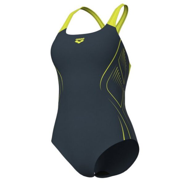 arena Reflecting Badeanzug Damen Swim Pro Back schnelltrocknend chlorresistentDieser Einteiler ist aus einem schnelltrocknenden