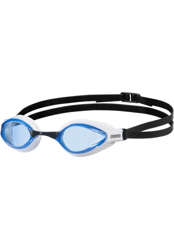 Die äußerst bequeme arena Unisex Wettkampf Schwimmbrille Airspeed ist perfekt für Wettkampfschwimmer geeignet und von der FINA zugelassen. Die innovativen Air-Dichtungen