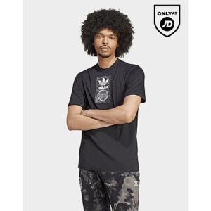 Mit diesem adidas T-Shirt mit Grafikprint lebst du den 3-Streifen Style. Es ist aus Single Jersey und hat einen gerippten Rundhalsausschnitt für ein bequemes Tragegefühl