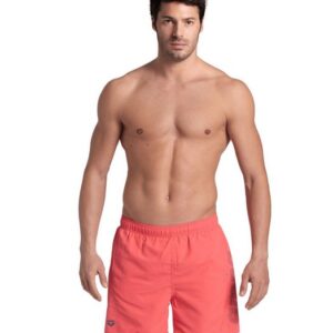 Arena - Fundamentals Logo R - Herren Badeshorts - Fluo Red Mit einer klassischen Badehose aus hochwertigem Tech-Stoff kannst du nichts falsch machen. Unsere Fundamentals Logo Herrenboxershorts ist vorn flach