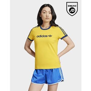 Mit diesem adidas T-Shirt mit Grafikprint zeigst du deinen sportlichen Style. Der coole kontrastierende Colourway fängt die energiegeladene Atmosphäre globaler Sportwettbewerbe ein und macht das schmal geschnittene Piece zum Eyecatcher. Rundum ein lässiges Shirt mit dem Zeug