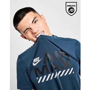 Setzen Sie ein Statement mit diesem Air Max Graphic T-Shirt für Herren von Nike. Dieses T-Shirt mit normaler Passform in der Farbgebung Armory Navy ist aus weicher