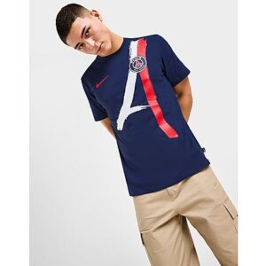 Zeig deine Leidenschaft für das Team mit diesem Nike Paris Saint Germain Icon T-Shirt für Herren. Das Standard-Fit T-Shirt in der Farbe Midnight Navy besteht aus weichem Baumwollgewebe und bietet dir maximalen Komfort. Es verfügt über kurze Ärmel und einen gerippten Rundhalsausschnitt