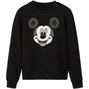 Desigual  Sweatshirt SW_MICKEY YEAH! 24WWSK10  Schwarz In Damengrößen erhältlich. EU XXL.  Jetzt SW_MICKEY YEAH! 24WWSK10  von Desigual  auf Spartoo.de versandkostenfrei bestellen!