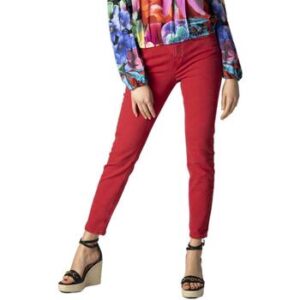 Desigual  Straight Leg Jeans DENIM CARLOTA 22SWDD53  Rot In Damengrößen erhältlich. EU XXS.  Jetzt DENIM CARLOTA 22SWDD53  von Desigual  auf Spartoo.de versandkostenfrei bestellen!