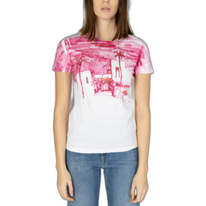 Desigual  T-Shirt FEZ 24SWTK69  Rosa In Damengrößen erhältlich. EU XS.  Jetzt FEZ 24SWTK69  von Desigual  auf Spartoo.de versandkostenfrei bestellen!